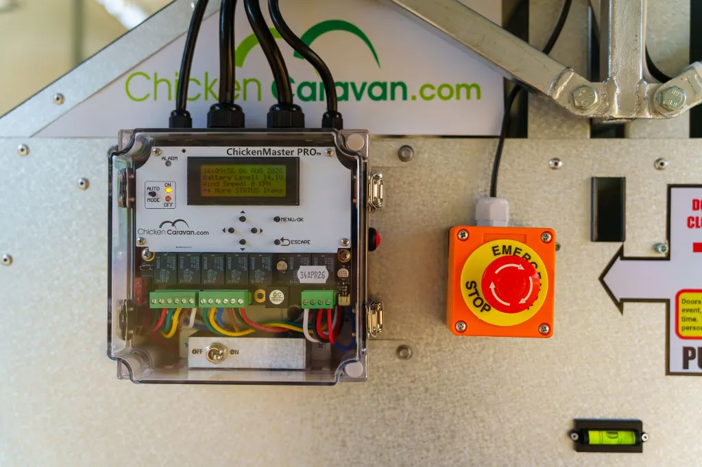 Chicken-Caravan-130-control-box-solar