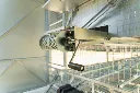 Egg-collection-conveyor-belt-winder-on-Chicken- Caravan- 600