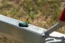 Levelling-glass-on-a-frame-Chicken-Caravan- 600